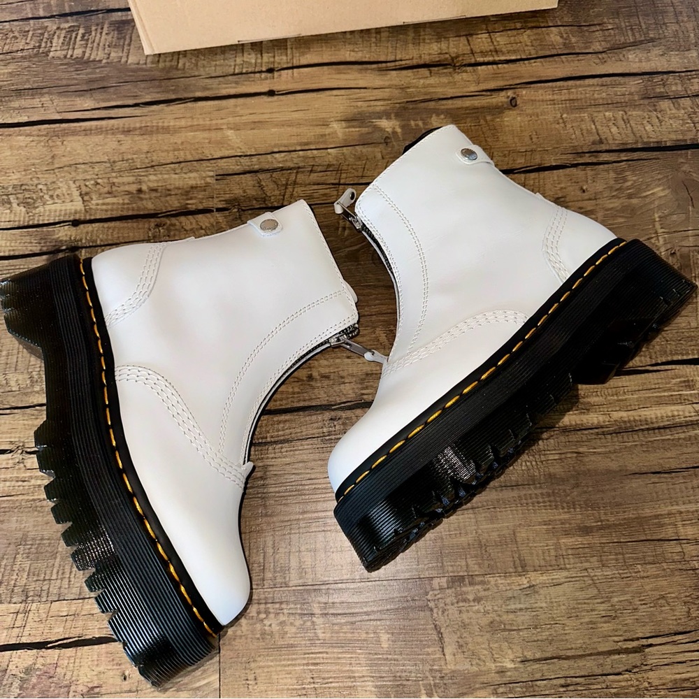 DR MARTENS Leather Jetta Booties - Picture 14 of 17